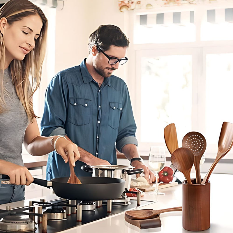 Natural Wooden Kitchen Utensils